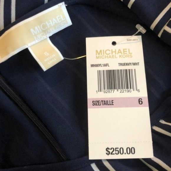 MICHAEL Michael Kors “Mega Railroad” Striped Jumpsuit - Picture 6 of 8